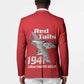 Tuskegee Red Tails Airmen Blazer P-51 Mustang 332nd Fighter Group - Red