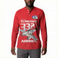 Tuskegee Red Tails Airmen Button Sweatshirt P-51 Mustang 332nd Fighter Group - Red