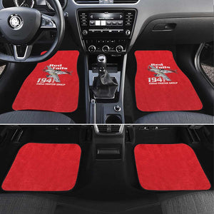 Tuskegee Red Tails Airmen Car Mats 332nd Fighter Group - Red - African Pride