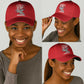 Tuskegee Red Tails Airmen Classic Cap 332nd Fighter Group - Red - African Pride