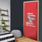Tuskegee Red Tails Airmen Door Cover P-51 Mustang 332nd Fighter Group - Red