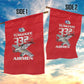 Tuskegee Red Tails Airmen Garden Flag 332nd Fighter Group - Red - African Pride