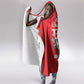 Tuskegee Red Tails Airmen Hooded Blanket 332nd Fighter Group - Red - African Pride