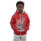 Tuskegee Red Tails Airmen Kid Hoodie 332nd Fighter Group - Red - African Pride