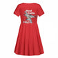 Tuskegee Red Tails Airmen Kid Short Sleeve Dress 332nd Fighter Group - Red - African Pride