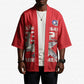 Tuskegee Red Tails Airmen Kimono P-51 Mustang 332nd Fighter Group - Red