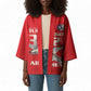 Tuskegee Red Tails Airmen Kimono P-51 Mustang 332nd Fighter Group - Red