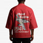 Tuskegee Red Tails Airmen Kimono P-51 Mustang 332nd Fighter Group - Red