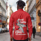 Tuskegee Red Tails Airmen Long Sleeve Button Shirt 332nd Fighter Group - Red - African Pride