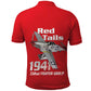 Tuskegee Red Tails Airmen Polo Shirt 332nd Fighter Group - Red - African Pride