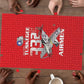 Tuskegee Red Tails Airmen Puzzle P-51 Mustang 332nd Fighter Group - Red