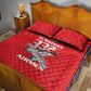 Tuskegee Red Tails Airmen Quilt Bed Set 332nd Fighter Group - Red - African Pride