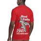 Tuskegee Red Tails Airmen Rugby Jersey 332nd Fighter Group - Red - African Pride
