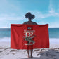 Tuskegee Red Tails Airmen Sarong 332nd Fighter Group - Red - African Pride