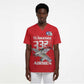 Tuskegee Red Tails Airmen Scrub Top P-51 Mustang 332nd Fighter Group - Red - African Pride