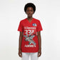 Tuskegee Red Tails Airmen Scrub Top P-51 Mustang 332nd Fighter Group - Red - African Pride