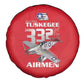 Tuskegee Red Tails Airmen Spare Tire Cover 332nd Fighter Group - Red - African Pride