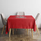 Tuskegee Red Tails Airmen Tablecloth 332nd Fighter Group - Red - African Pride