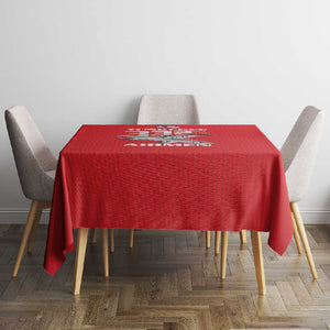 Tuskegee Red Tails Airmen Tablecloth 332nd Fighter Group - Red - African Pride