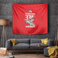 Tuskegee Red Tails Airmen Tapestry 332nd Fighter Group - Red - African Pride