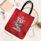 Tuskegee Red Tails Airmen Tote Bag P-51 Mustang 332nd Fighter Group - Red