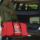 Tuskegee Red Tails Airmen Travel Bag P-51 Mustang 332nd Fighter Group - Red