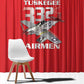 Tuskegee Red Tails Airmen Window Curtain 332nd Fighter Group - Red - African Pride