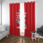 Tuskegee Red Tails Airmen Window Curtain 332nd Fighter Group - Red - African Pride