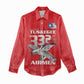 Tuskegee Red Tails Airmen Women Casual Shirt 332nd Fighter Group - Red - African Pride