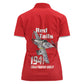 Tuskegee Red Tails Airmen Women Polo Shirt 332nd Fighter Group - Red - African Pride