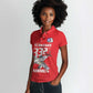 Tuskegee Red Tails Airmen Women Polo Shirt 332nd Fighter Group - Red - African Pride