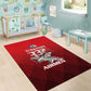Tuskegee Red Tails Airmen Area Rug 332nd Fighter Group - Black Red - African Pride