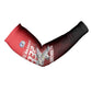 Tuskegee Red Tails Airmen Arm Sleeves P-51 Mustang 332nd Fighter Group - Black Red