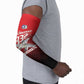 Tuskegee Red Tails Airmen Arm Sleeves P-51 Mustang 332nd Fighter Group - Black Red