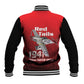 Tuskegee Red Tails Airmen Baseball Jacket 332nd Fighter Group - Black Red - African Pride