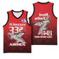 Tuskegee Red Tails Airmen Basketball Jersey 332nd Fighter Group - Black Red - African Pride