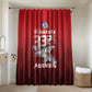 Tuskegee Red Tails Airmen Bathroom Set P-51 Mustang 332nd Fighter Group - Black Red