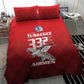 Tuskegee Red Tails Airmen Bedding Set 332nd Fighter Group - Black Red - African Pride