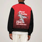 Tuskegee Red Tails Airmen Bomber Jacket 332nd Fighter Group - Black Red - African Pride