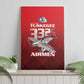Tuskegee Red Tails Airmen Canvas Wall Art 332nd Fighter Group - Black Red - African Pride