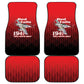 Tuskegee Red Tails Airmen Car Mats 332nd Fighter Group - Black Red - African Pride