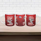 Tuskegee Red Tails Airmen Ceramic Mug P-51 Mustang 332nd Fighter Group - Black Red