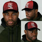 Tuskegee Red Tails Airmen Classic Cap 332nd Fighter Group - Black Red - African Pride