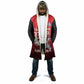 Tuskegee Red Tails Airmen Cloak P-51 Mustang 332nd Fighter Group - Black Red