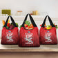 Tuskegee Red Tails Airmen Grocery Bag 332nd Fighter Group - Black Red - African Pride