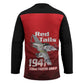 Tuskegee Red Tails Airmen Hockey Jersey P-51 Mustang 332nd Fighter Group - Black Red