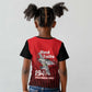 Tuskegee Red Tails Airmen Kid T shirt 332nd Fighter Group - Black Red - African Pride