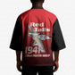 Tuskegee Red Tails Airmen Kimono P-51 Mustang 332nd Fighter Group - Black Red