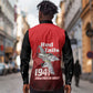 Tuskegee Red Tails Airmen Long Sleeve Button Shirt 332nd Fighter Group - Black Red - African Pride