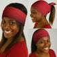 Tuskegee Red Tails Airmen Neck Gaiter 332nd Fighter Group - Black Red - African Pride